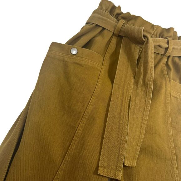 Sea New York Metta Denim Paper Bag Pant 
In olive/army green - Picture 5 of 15